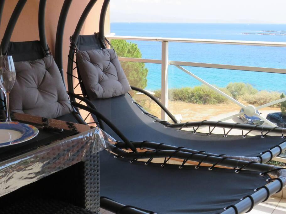 Bel App T2 En Bord De Mer Vue Sanquinaires Piscine أجاكسيو المظهر الخارجي الصورة